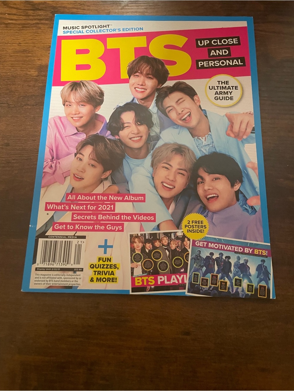 BTS Up close and personal Magazine